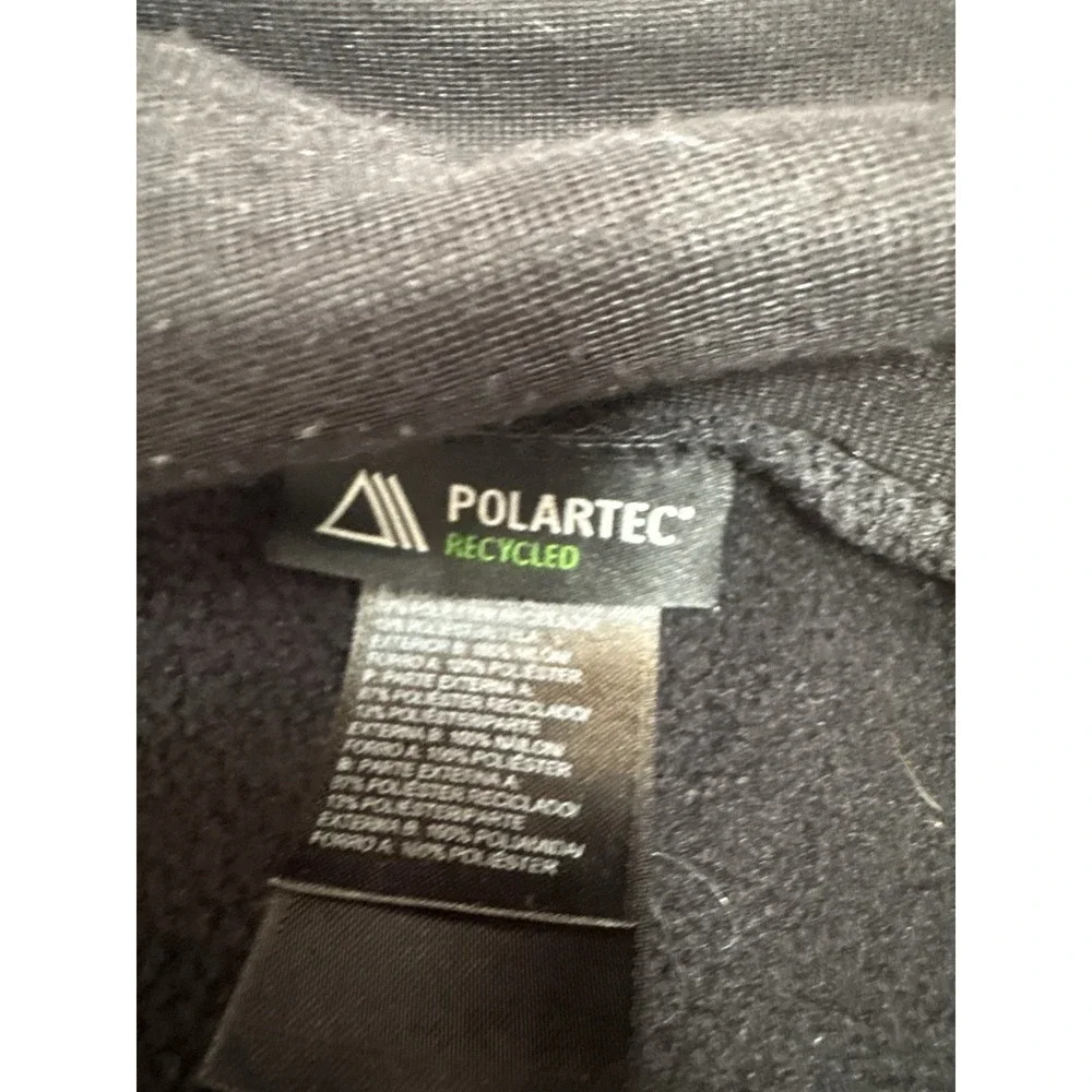 The North Face Denali Hoodie Mens Medium Polartec Black Fleece Full Zip Jacket